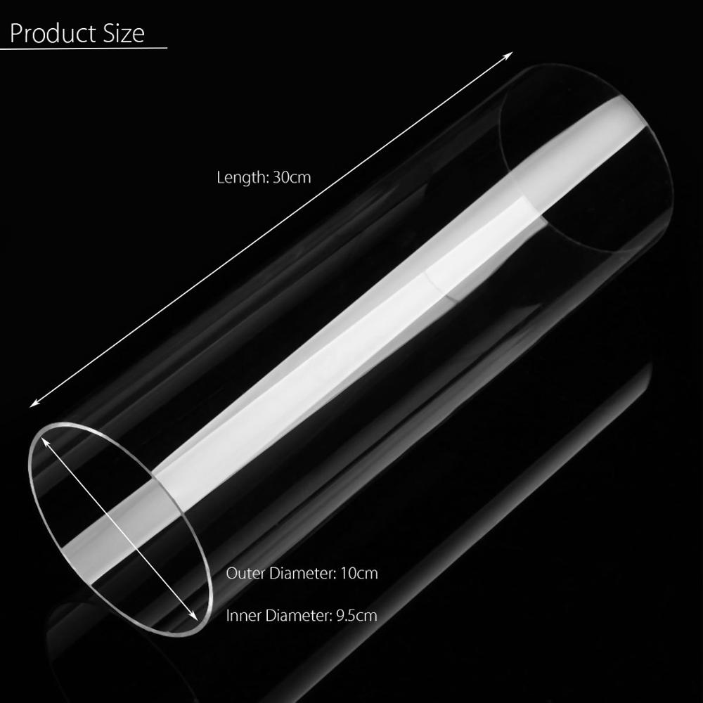 ZHANYU High Quality Transparent Clear Polycarbonate Pipe Colorful PVC PC PMMA Acrylic Plastic Tube