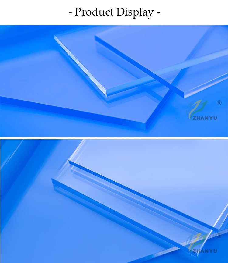 Zhanyu extrusion acrylic sheet extruded acrylic sheet XT acrylic sheet