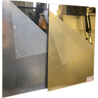 ZHANYU Silver mirror Golden Mirrored acrylic panel plexiglass sheet 1mm 1.5mm  2mm 2.5mm  3mm