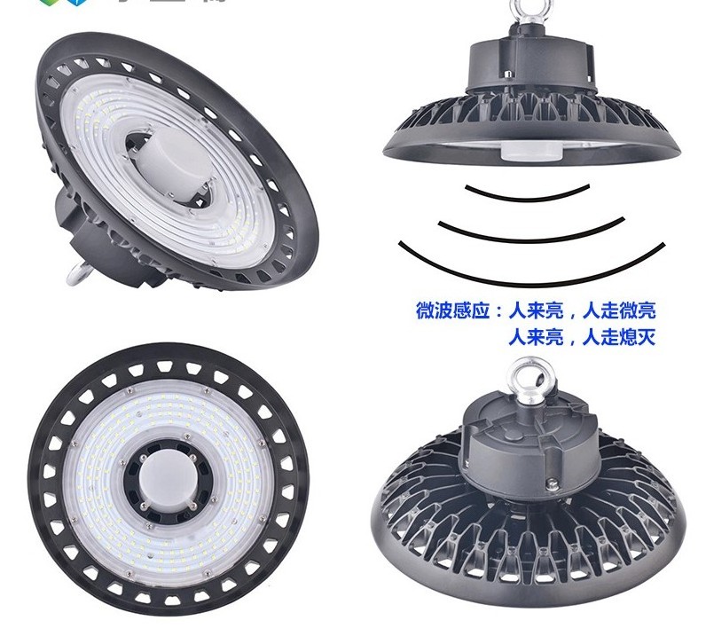 LED Infrared radar high shed lamp  Mining lamp  Floodlights E27 garage light  Led deformation folding lamp LED folding bulb