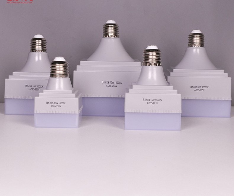 Led hexagon strange shape bulb lamp  Led square bulb  Led ladder bulb 5W 7W 9W 12W 18W 20W 85-265V E27