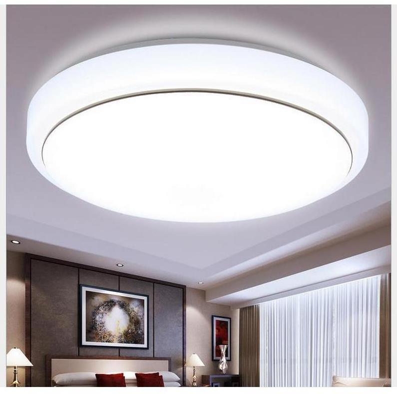 12W 24W Ceiling Lights Fixture Surface Mounted Nordic Style LED Ceiling Lam Acousto optic ceiling lamp Acrylic white circular