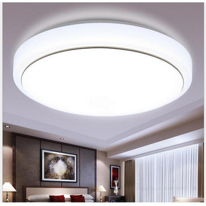 12W 24W Ceiling Lights Fixture Surface Mounted Nordic Style LED Ceiling Lam Acousto optic ceiling lamp Acrylic white circular