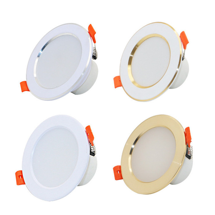 CE RoHS SAA certified 5w 7w 12w 20w recessed led light downlight slim surface mounted grille white round ceiling panel light led