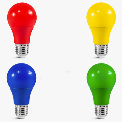 LED color light bulb A60 constant current bright color Christmas led color bulb A50 G45 Christmas day led bulb