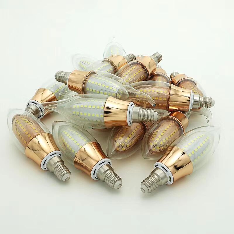 LED Candle Light Bulb C35 E12/E14 4W for Chandelier Lighting LED Filament Lamp Edison Bulb C35 Pull tail filament lamp