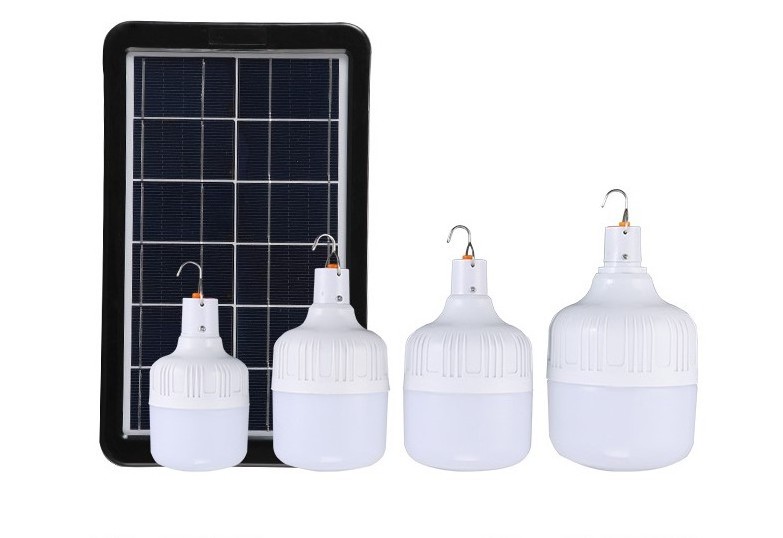 led rechargeable solar lights USB E27 charging solar bulb Solar panels Charging bulb 20W 30W 40W 50W 60W LED Bulb with Remote