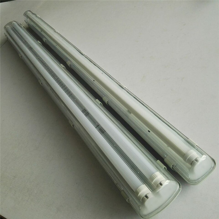 2x36 IP65 triproof fluorescent light fixtures 600mm 1200mm single tube T5 batten light fitting IP65 waterproof led tube lighting