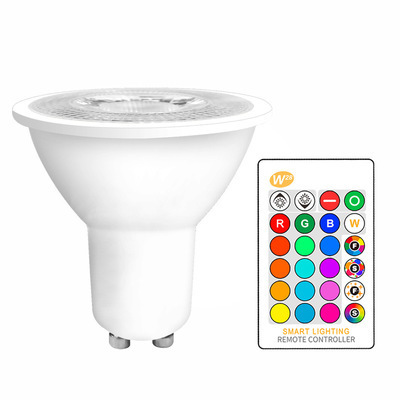 Smart Wifi GU10 Bulb  Led 5W RGB+CCT  Smart Tuya App Compatible with Alexa Google Home Lighting Smart MR16 bulb