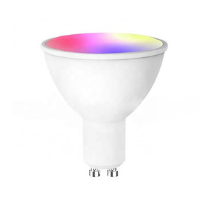 Smart Wifi GU10 Bulb  Led 5W RGB+CCT  Smart Tuya App Compatible with Alexa Google Home Lighting Smart MR16 bulb