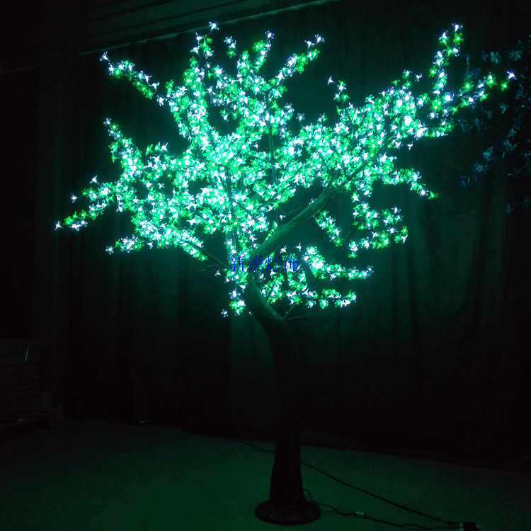 Outdoor led garden lights luminous holiday decorative maple tree LED light peach tree cherry tree