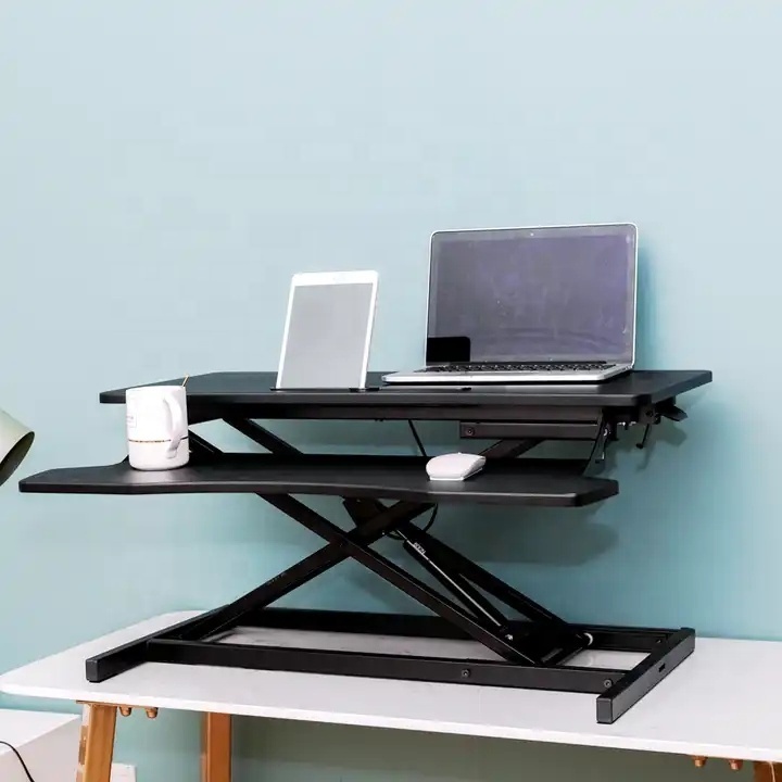 Wholesale High Quality Ergonomic Electric Sit Stand Workstation Height Adjustable Sit To Stand Converter Desk