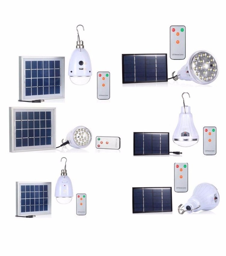 15W 130LM Solar Power Outdoor Light Solar Lamp Portable Bulb Solar Energy Lamp Led Lighting Solar panels  Charging bulb A60