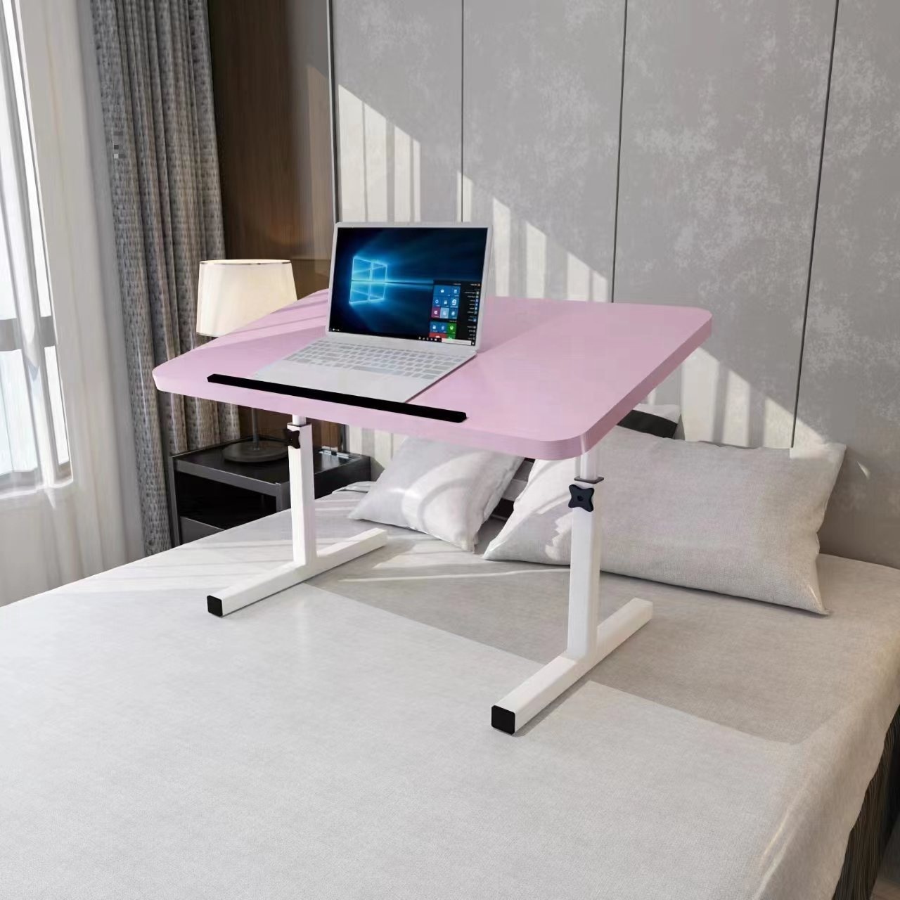 Portable Foldable Laptop Stand Desk Laptop Table for Breakfast Sofa Floor Bed Home Work Folding Table