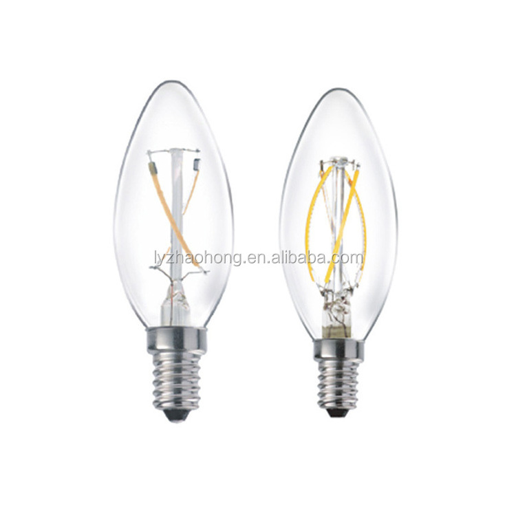 LED bulb light 4W/6W/8W indoor lamp led lighting bulb Led filament lamp C35 ST64 A60 LED Edison bulb  Candle filament lamp bulb