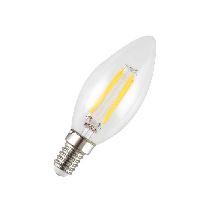 Led Candle Filament Lamp E12 E17 E14  6W Dimmable C35 Led Light Bulb 2700K 110V 220V 4W Apical vesicle  Tail light bulb