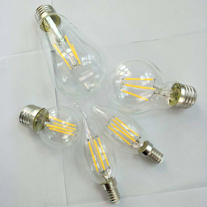 Led Candle Filament Lamp E12 E17 E14  6W Dimmable C35 Led Light Bulb 2700K 110V 220V 4W Apical vesicle  Tail light bulb