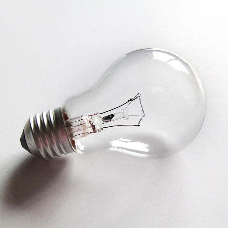 Factory A55 220V 60W E27 Clear vintage edison filament incandescent lamp light bulb Incandescent bulb