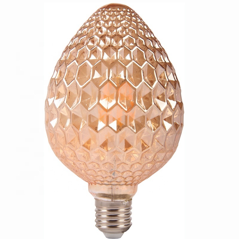 E26 E27 LED Bulb factory Strawberry shape 4w led filament light bulbs for decoration Strawberry light bulb