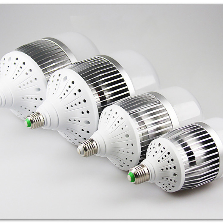 LED Rocket Bulb High Power Bulb light Full Watt 50W 80W 100W 150W 200W Built in fan with finned bulb 110V 220V