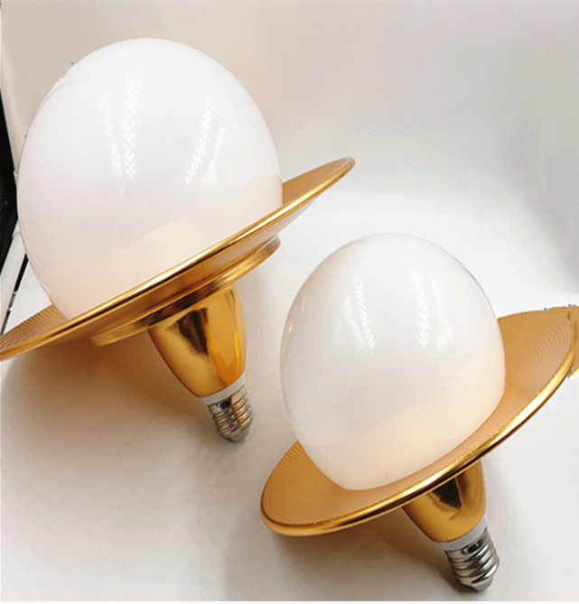 CE/Rohs 12-50W UFO flying led light bulb Straw hat bulb Spherical bulb 20W 30W 40W 50W UFO Ball Bubble