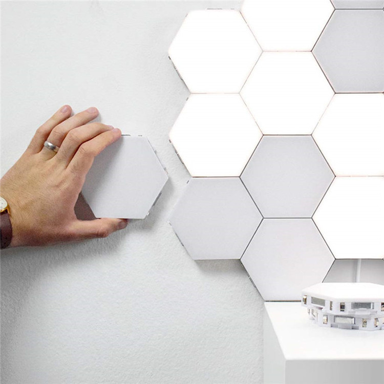 DIY Quantum Lamps intelligent led night Hexagonal Wall Lamp Dimmable Touch Sensitive Lighting