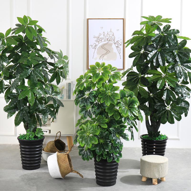 Wholesale Simulation Green Plant Floating Large Pot Decoration Indoor Traveler Banana Bonsai Artificial Plants Trees The cactus