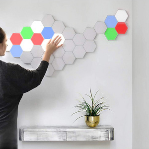 RGB Creative Indoor Light Touch Induction Modular Decorative DIY Quantum Hexagonal Led Honeycomb Light