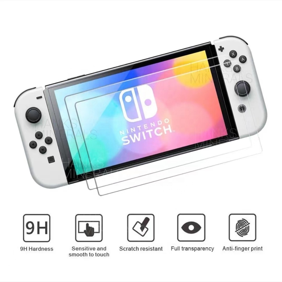 Anti-scratch Tempered glass for Nintendo Switch oled screen protector