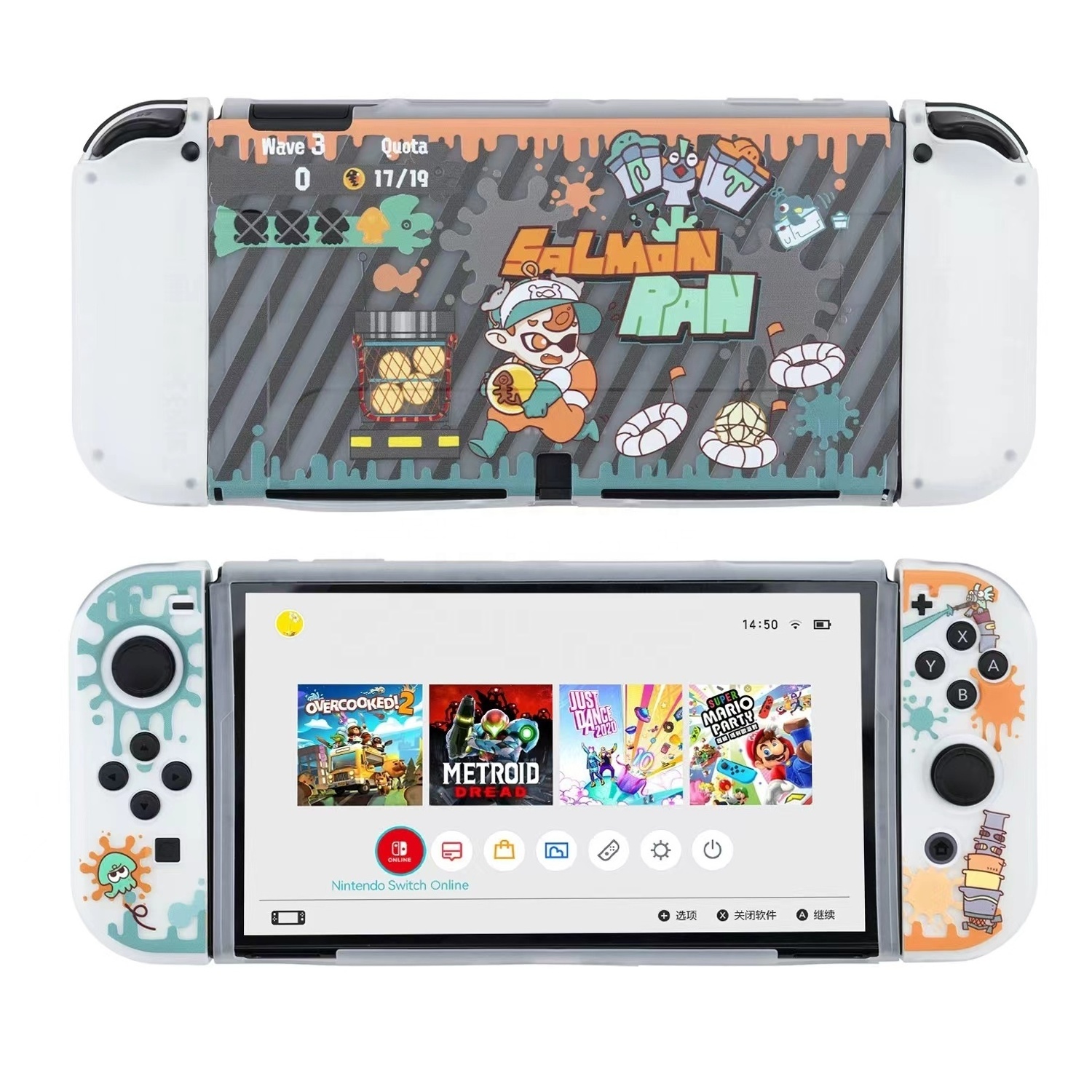 2023 new product Hard Case Housing Shell for Nintendo switch Case Shell Pc Cover Shell for Nintendo switch Oled