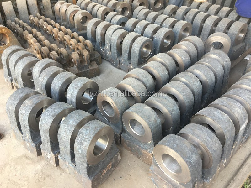 High Manganese inset Titanaum alloy bars High Chrome Bimetal Alloy Hammers for Crusher wear resistant parts