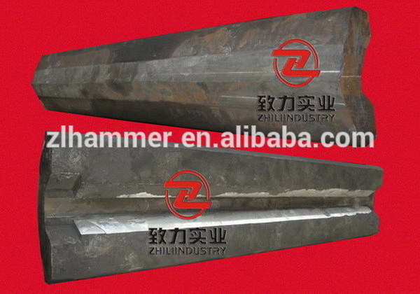 High Manganese Steel Impact Crusher Wear Liner Plate Hazemag Blow Bar For Limestone Crush