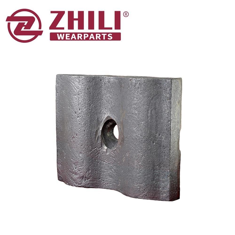 strong protectting high manganese crusher hammer mill wear liner plate chute liner