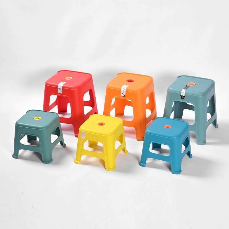 Wholesale plastic folding stool lightweight outdoor portable round stool