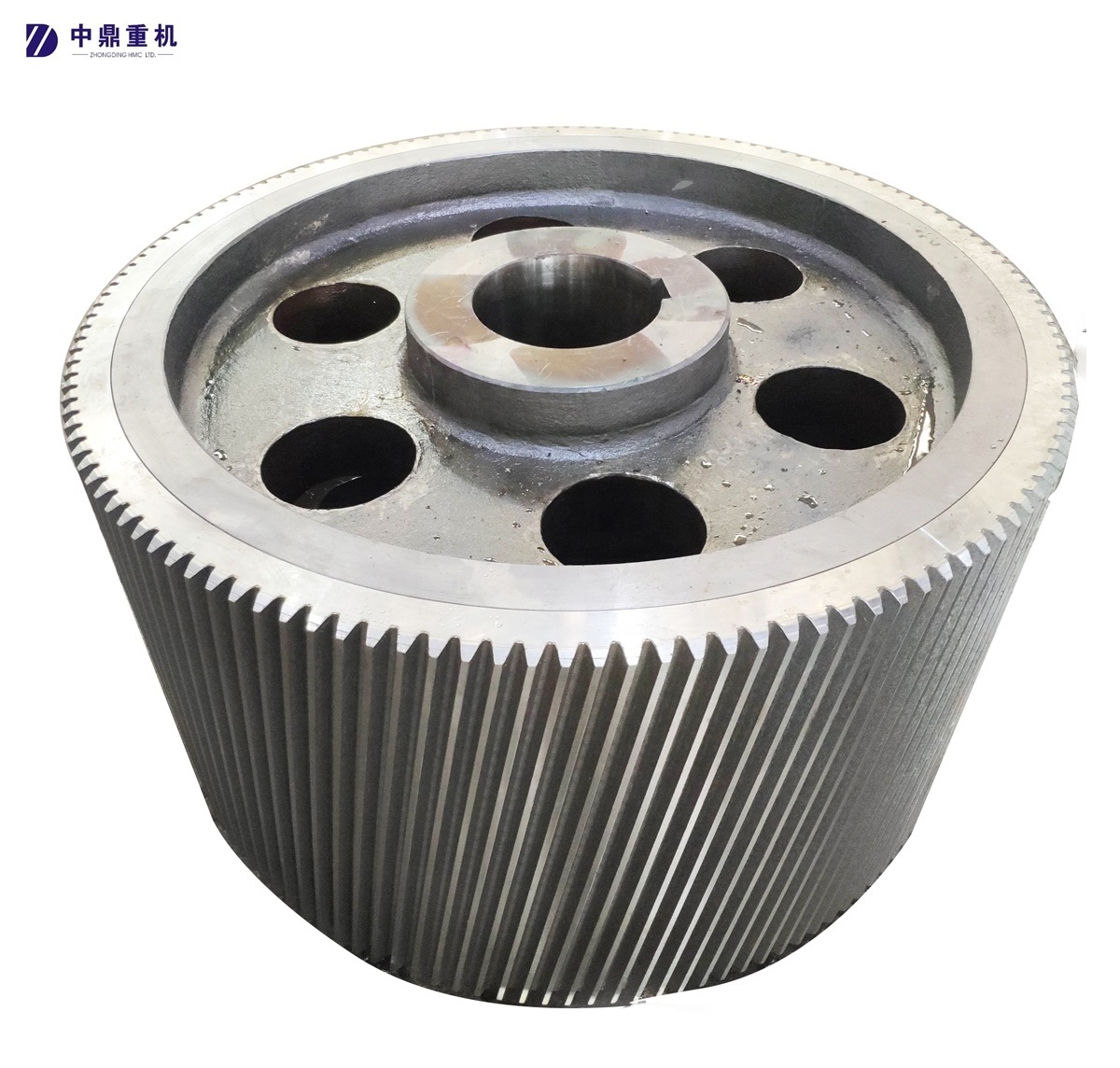 customized forged steel ball mill pinion gear ring