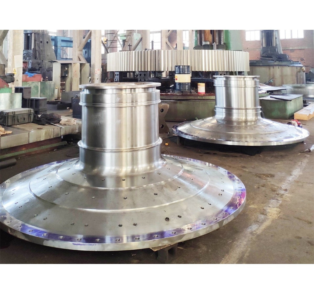 Customized  Casting Steel End Cap Ball Mill end cover