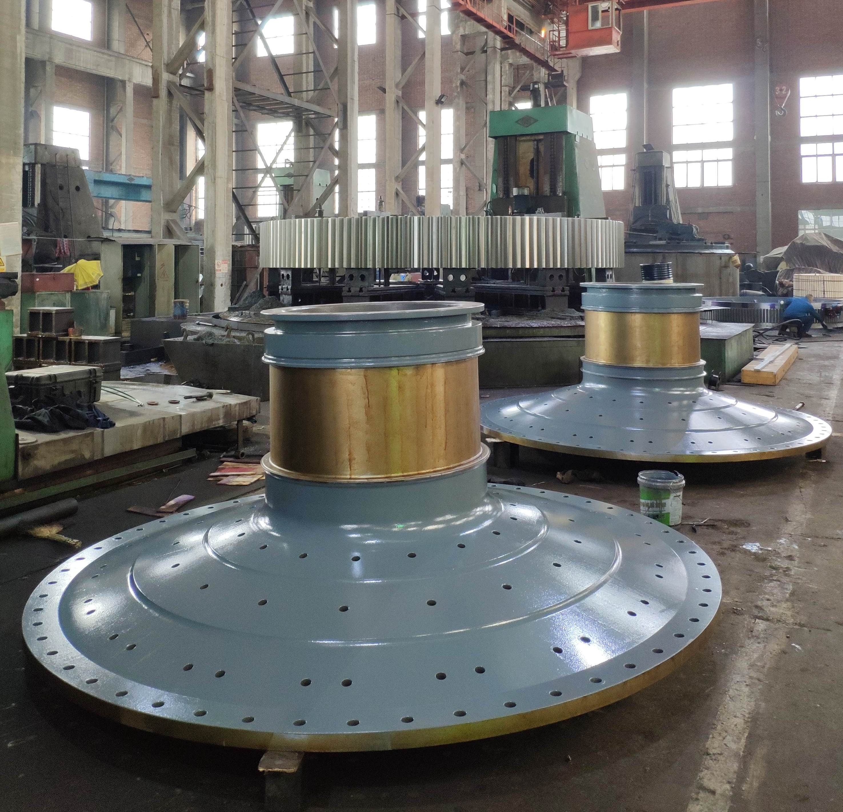 Customized  Casting Steel End Cap Ball Mill end cover