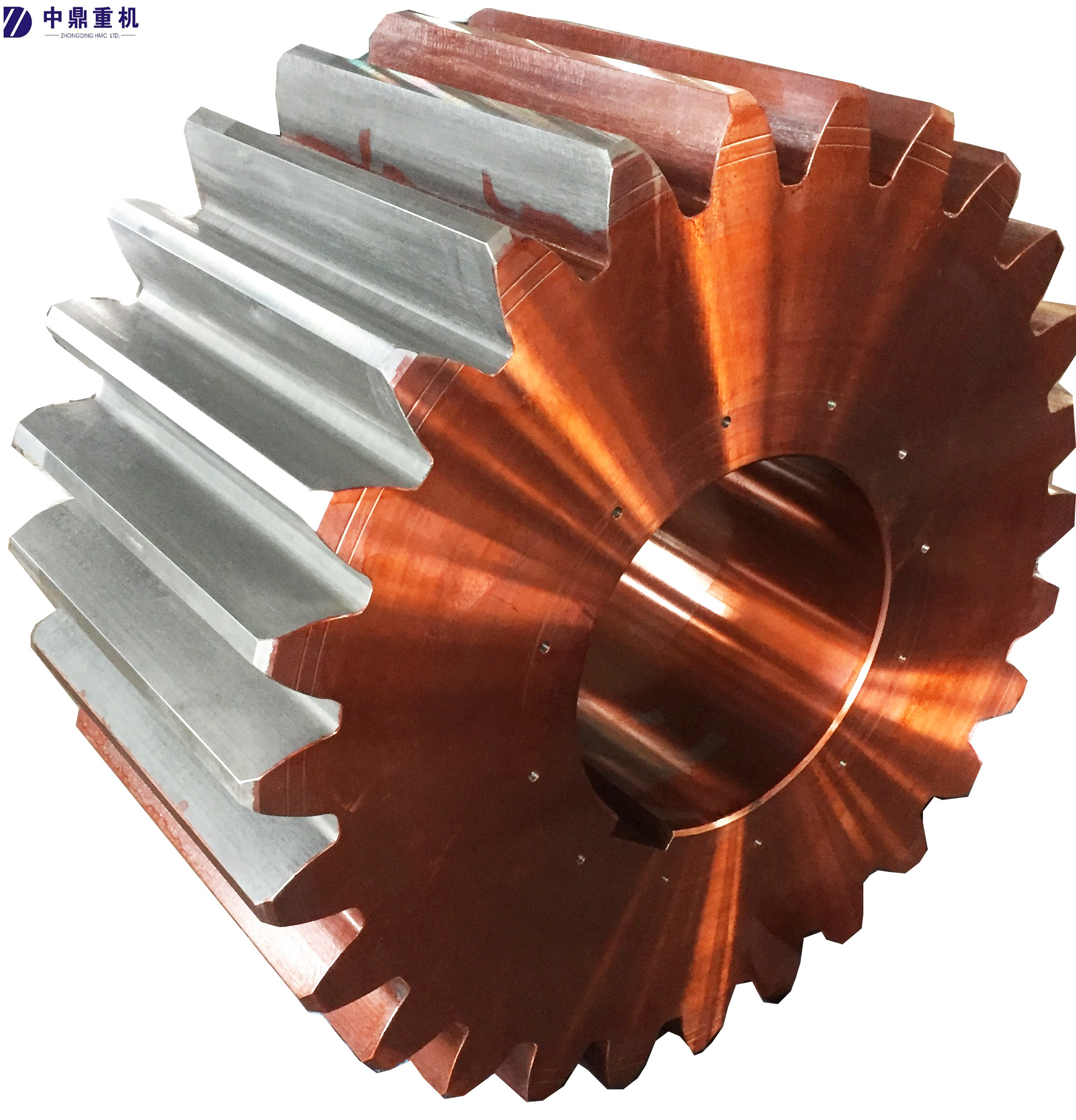 customized forged steel ball mill pinion gear ring