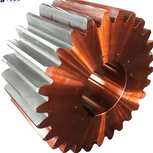 customized forged steel ball mill pinion gear ring