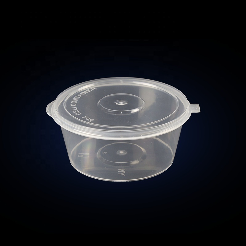 Clear plastic small pocket sauce condiments containers boxes 2oz sauce food cups with sealing lids