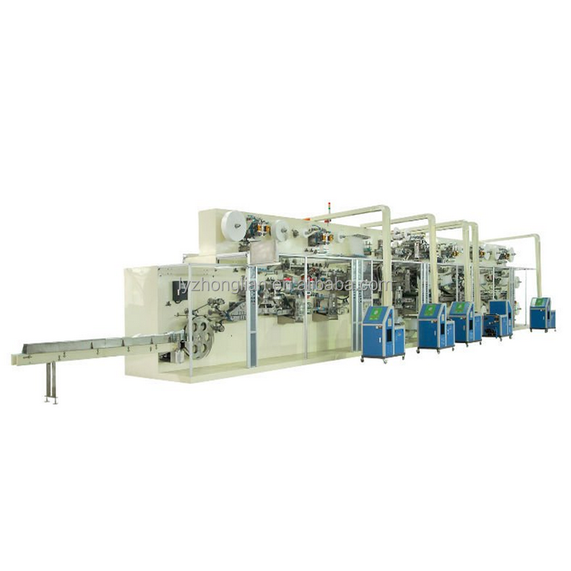 Diaper Making Machine Price with CE Certification Sealing Machines Full Servo Baby I Shape Diapers China Full-servo Automatic