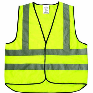 High Visibility Fluorescent Yellow Green Reflective Safety Vest Factory At Quzhou Zhejiang Province China