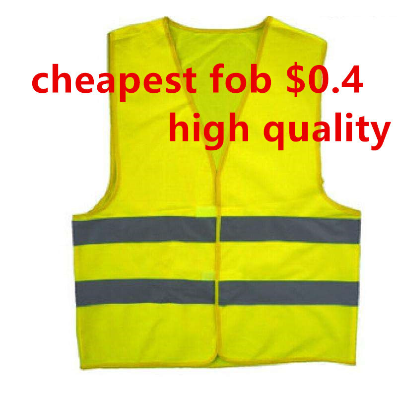 High Visibility Fluorescent Yellow Green Reflective Safety Vest Factory At Quzhou Zhejiang Province China