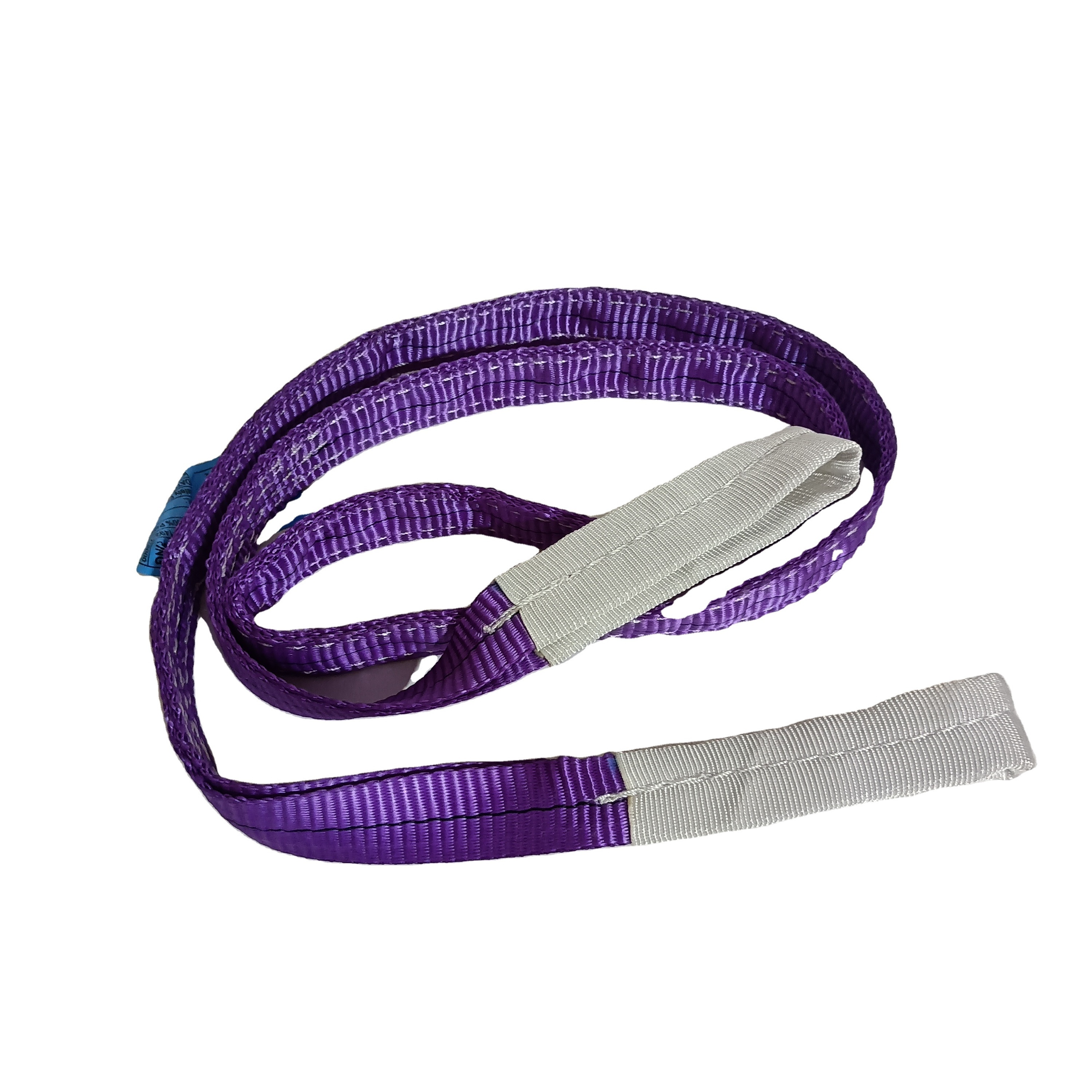 250mm eslinga 10 ton crane lifting flat polyester webbing lift belt sling webbing sling polyester lifting sling/belt