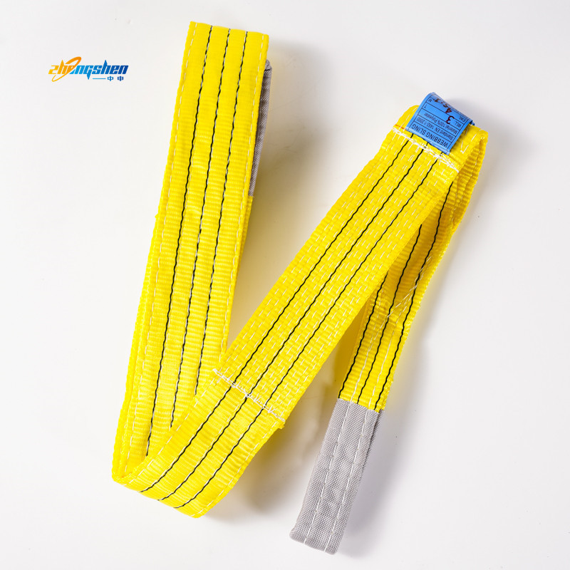 2 Ton 3 Ton 4 Ton Webbing Slings Crane Sling Heavy Duty  5 ton polyester sling  webbing polyester