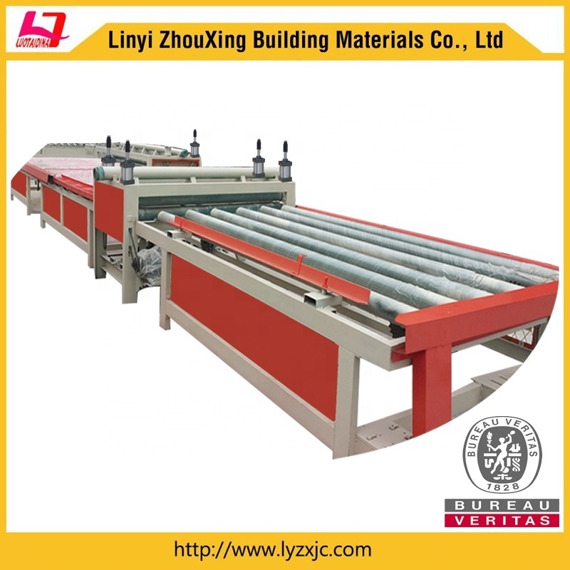 Plasterboard double-sided laminating equipment Pop lead lined waterproof 2x2  Gypsum board ceiling tile production line