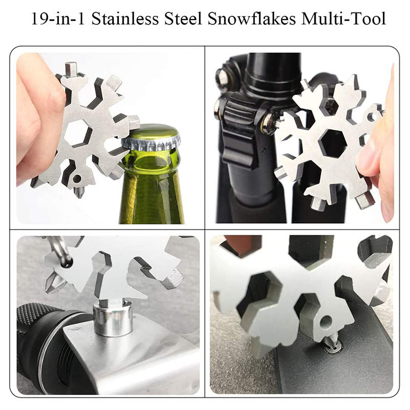 Wholesale Best Quality Multifunctional Snow Wrench Stainless Steel High Quality Snow Flake Tool Octagonal Wrench