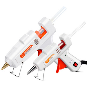 DIY Power Adjustable Electric Heat Glue Gun Repair Tool Kit Hot Melt Gun with Glue Sticks