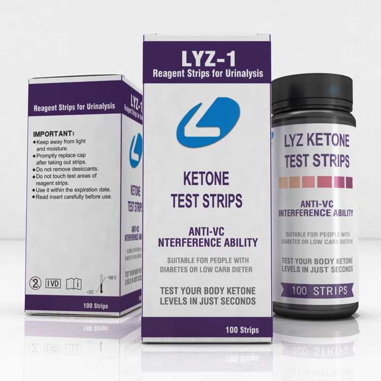 LYZ ketone test strips Ketostix Reagent Strips for Urinalysis