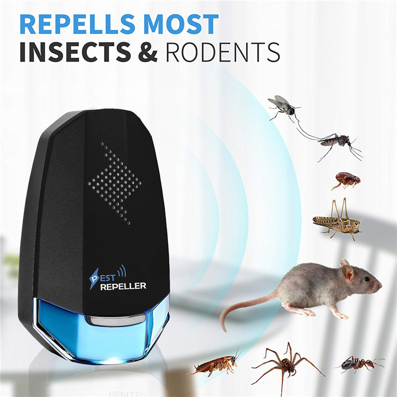 Ultrasonic Pest Repellent Mosquito Reject Indoor Mosquito Repellent Ultrasonic Pest Control with Night Light